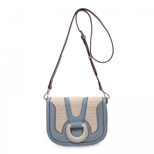  beige/blue